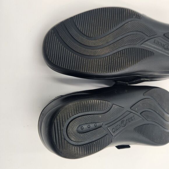 Orthofeet Womens Loafer Shoes Size 10.5 N Chelsea 817 Black Leather Diabetic - Picture 12 of 14